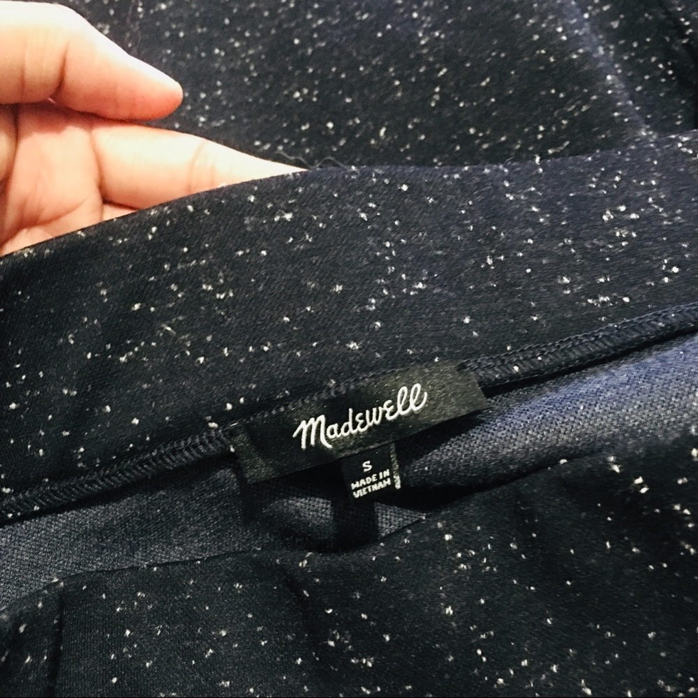 Madewell Column Side Slits Skirt In Speckle Size S - Picture 8 of 8